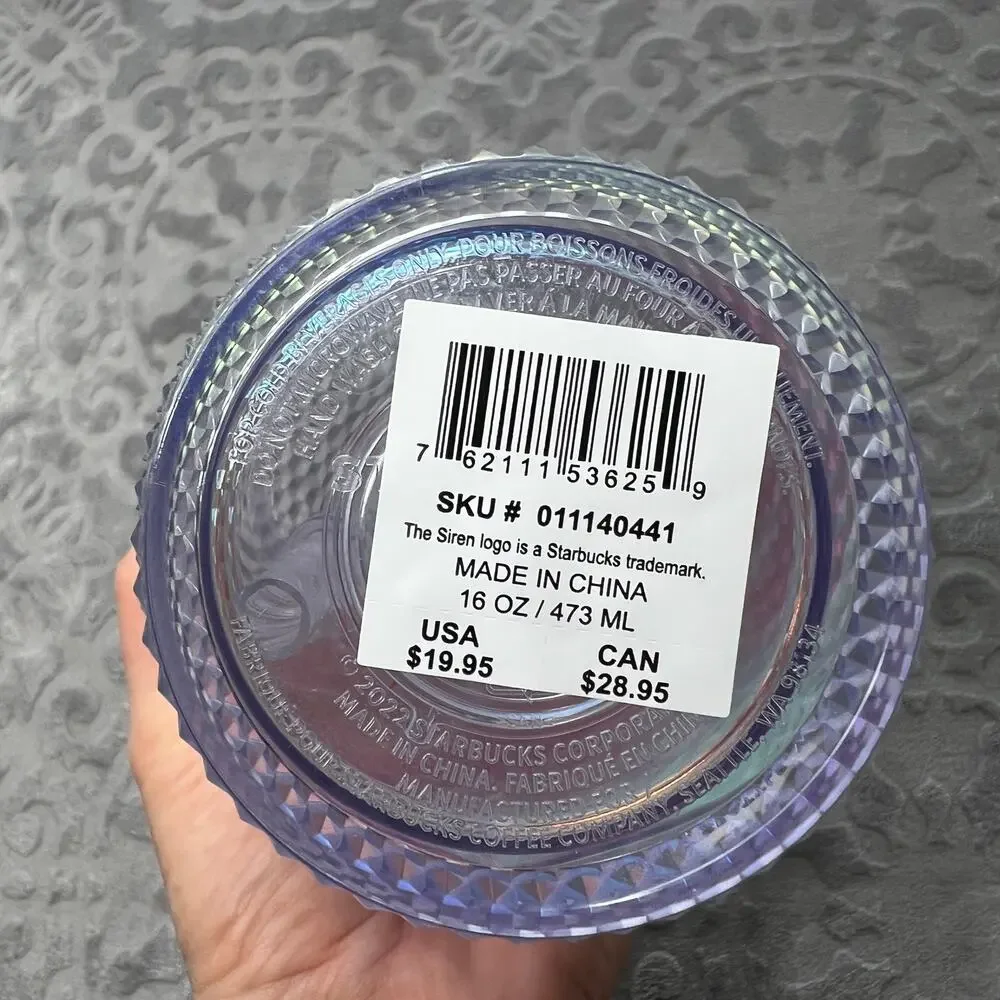 Starbucks silver white